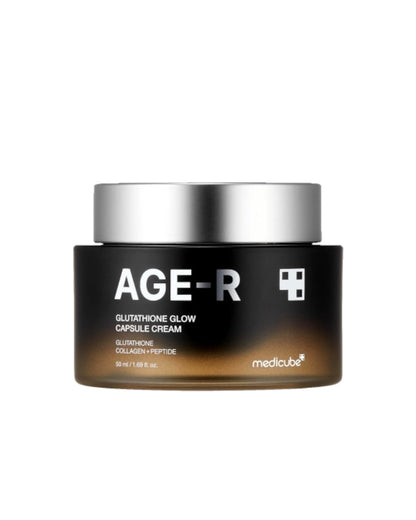 {{Medicube AGE-R Glutathione Glow Capsule Cream - Luminosidade Intensa e Uniforme}} cosmética coreana em Portugal KEVA Cosmetic.