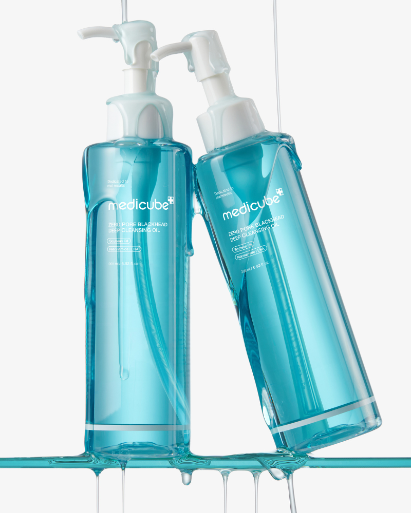 {{Medicube Zero Pore Blackhead Deep Cleansing Oil- Limpeza Profunda de Pontos Negros}} cosmética coreana em Portugal KEVA Cosmetic.