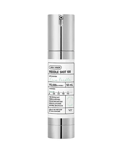 VT Reedle Shot 100 – tratamento coreano com microagulhas vegetais para renovar e suavizar a textura da pele