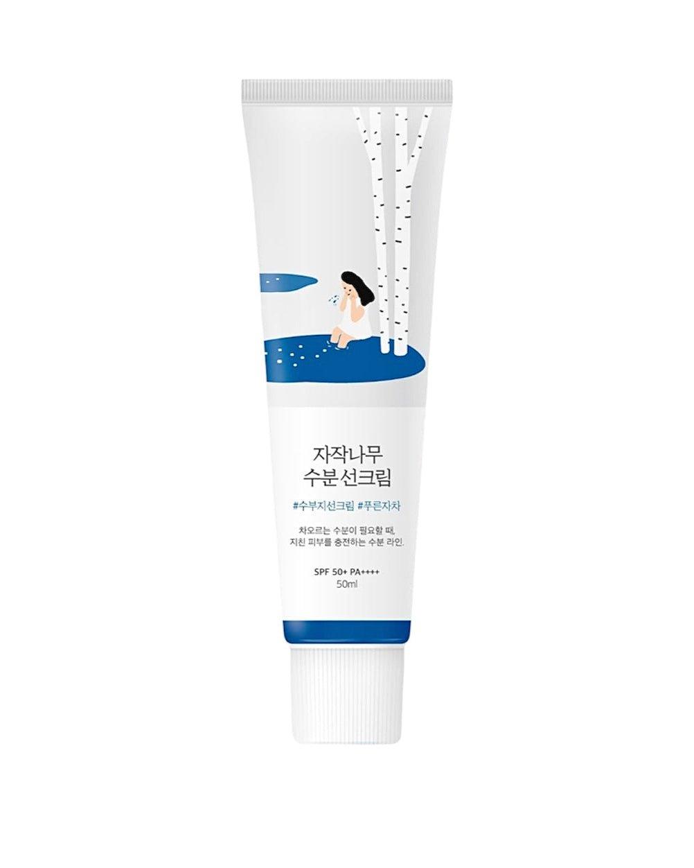 ROUND LAB Birch Juice Sunscreen – Protetor Solar Hidratante com Bétula e FPS50+ PA++++ 