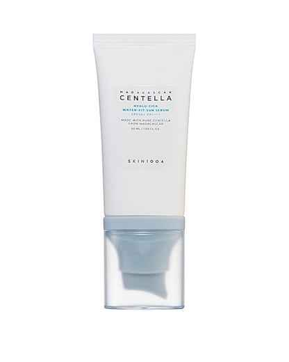 SKIN1004 Hyalu - Cica Sun Serum – Protetor Solar Hidratante com Centella e Ácido Hialurónico FPS50+ PA++++ - Keva Cosmetic