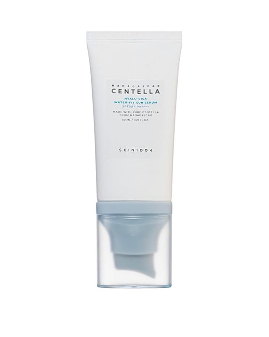 SKIN1004 Hyalu - Cica Sun Serum – Protetor Solar Hidratante com Centella e Ácido Hialurónico FPS50+ PA++++ - Keva Cosmetic